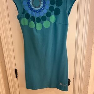 Desigual Teal Tunic Top